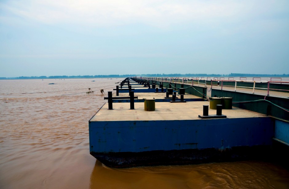 A collection of pictures of the Yellow River scenery in Heze, Shandong