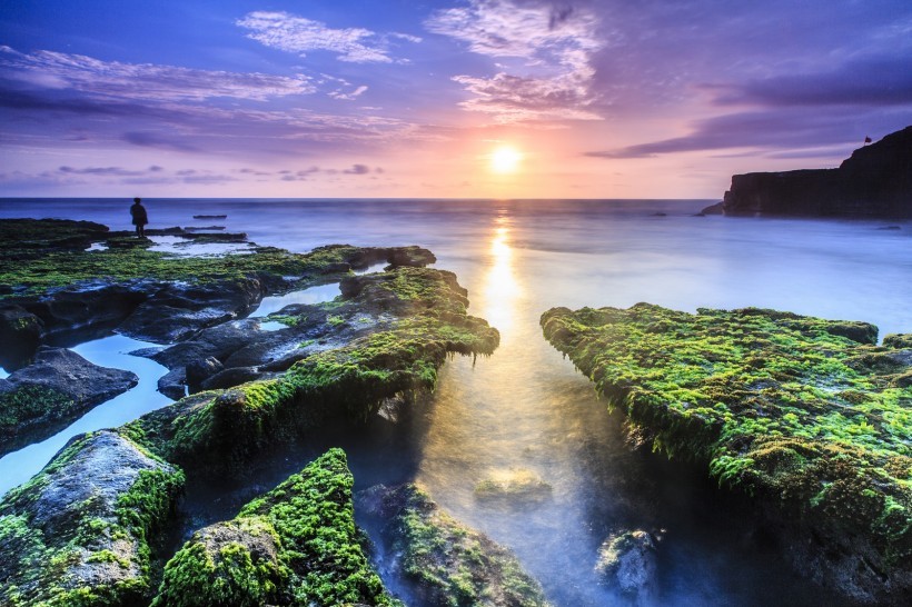 Appreciation of scenery pictures of Bali, a tourist resort in Indonesia