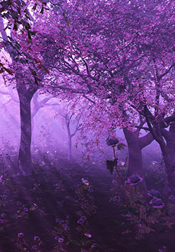 Recommended collection of purple fantasy landscape pictures