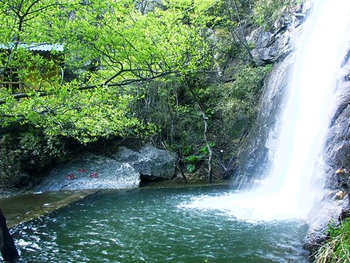 蓝田九间房风景图片素材