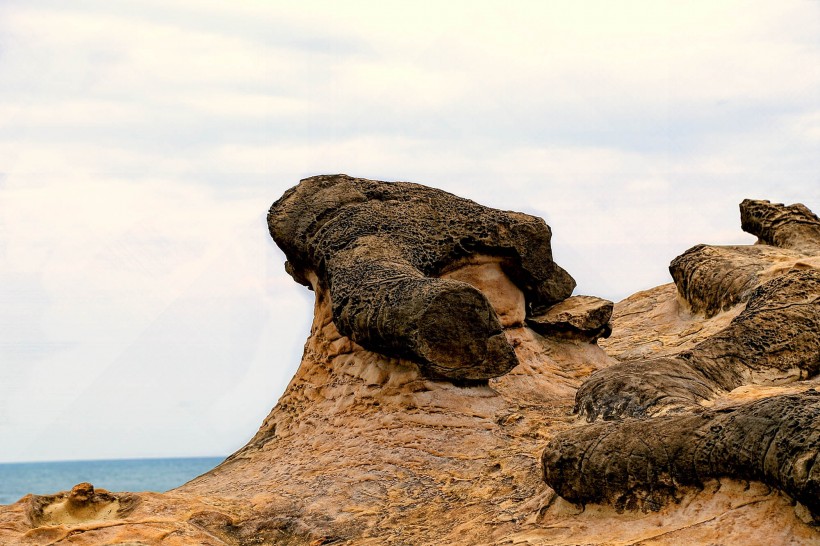 Pictures of strange rocks on the beach