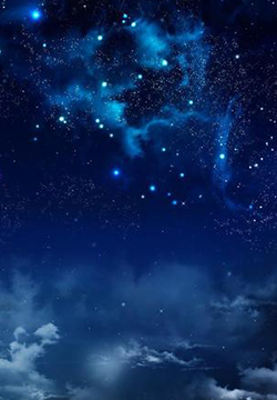 Anime night sky scenery picture collection