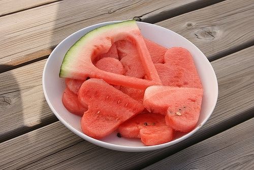 A collection of pictures of beautiful scenery of watermelon