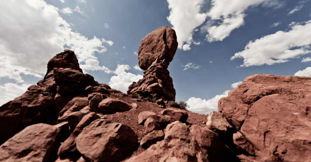 Human head landscape picture stone photography collection