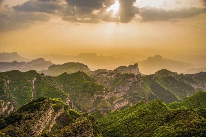 最美高清山西板山风景图片大全