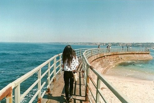 Beautiful picture of girl's back