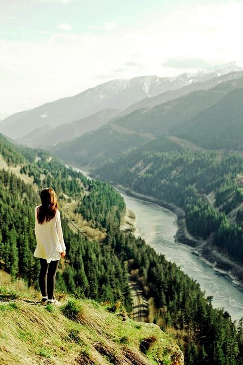 Beautiful picture of girl's back