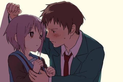 Beautiful couple anime pictures: two people high definition beautiful and sweet