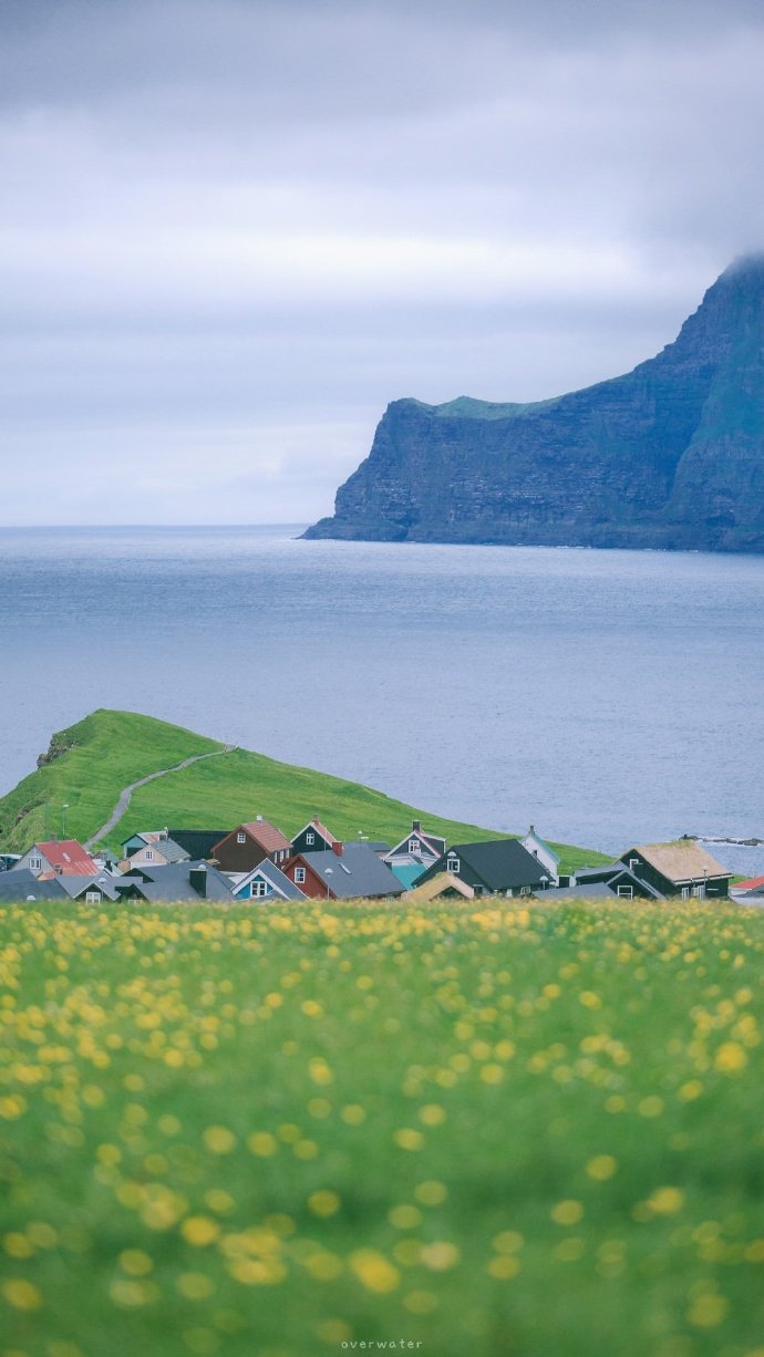 Beautiful pictures of beautiful islands mural with blue sky