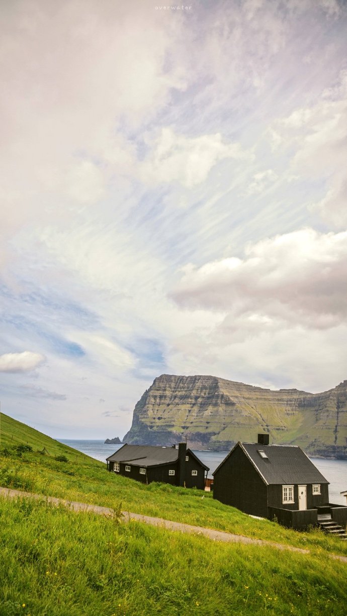 Beautiful pictures of beautiful islands mural with blue sky