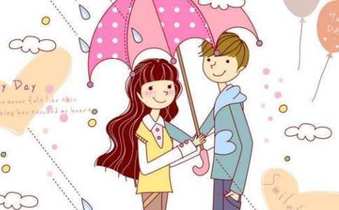 雨天打伞唯美图片卡通 谁也不是生来无情的