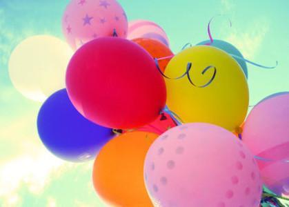 Beautiful pictures of balloons, hard work is never in vain