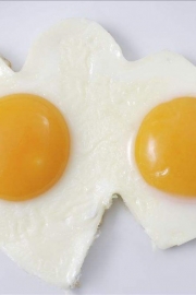 Happy Breakfast Heart Shaped Egg Picture