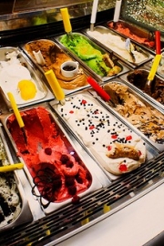 Long live the foodie, love to eat without guilt, colorful ice cream delicacies and beautiful artistic conception pictures
